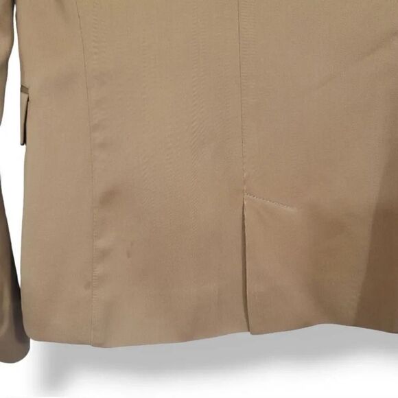 NEW Zara Blazer Jacket and Shorts Suit 2 PC Coord Set in Camel Size XS/Small - Picture 10 of 16